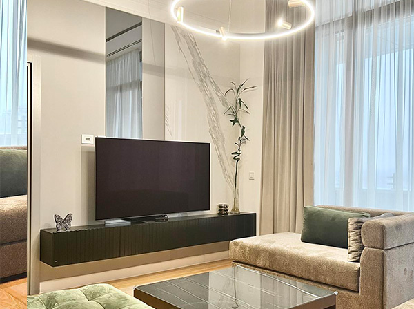 Modern living room in Belgrade 